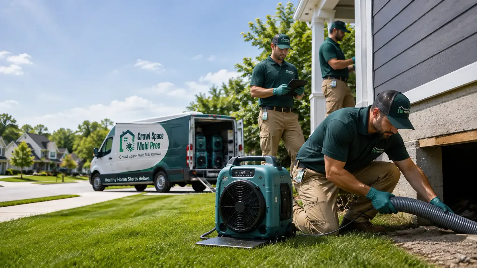 Crawl Space Mold Removal in Youngstown, PA